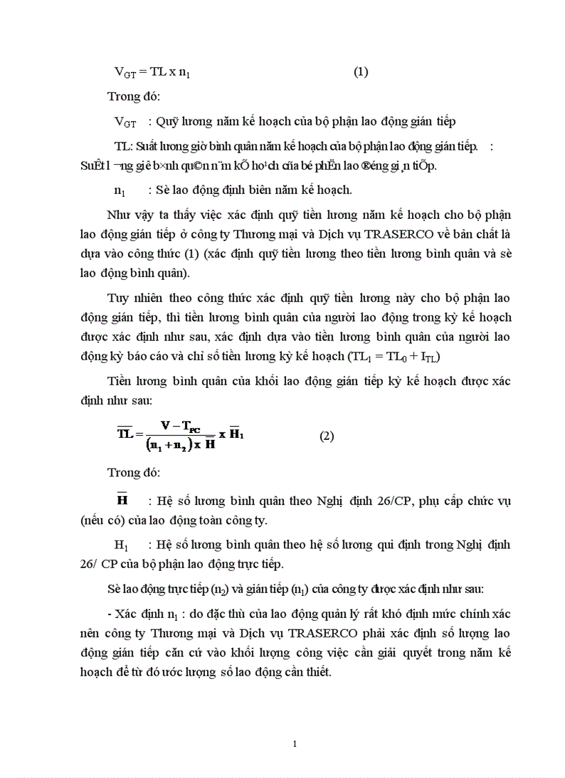 image for page Hoàn thiện công tác xây dựng và quản lý quỹ tiền lương ở công ty Thương mại và Dịch vụ TRASERCO 1