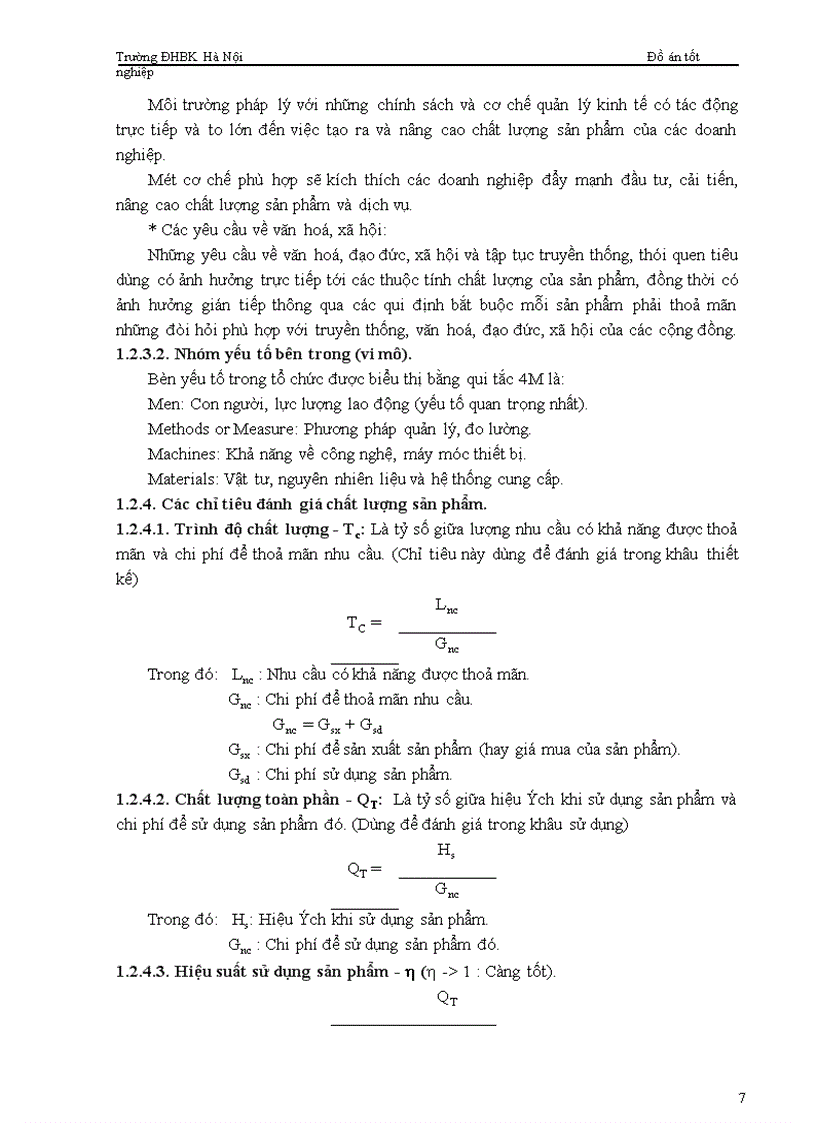 image for page Cơ sở lý luận chung về chất lượng và quản lý chất lượng sản phẩm