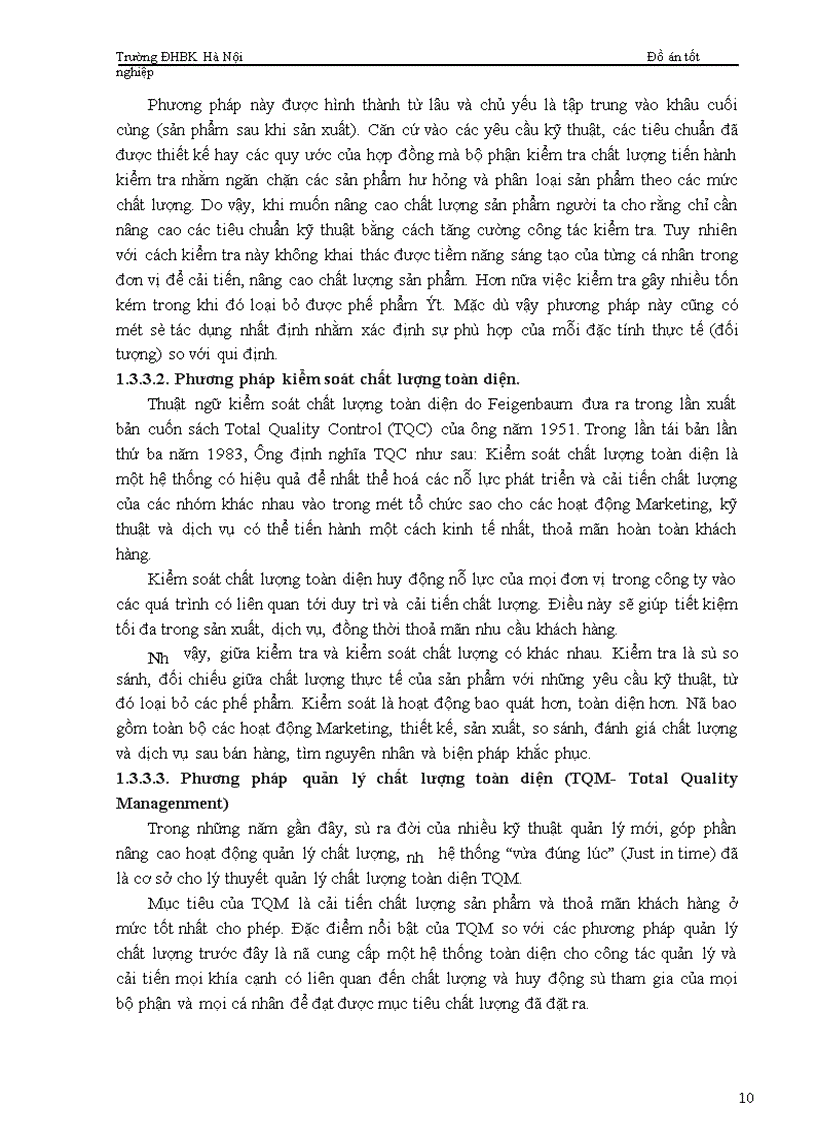 image for page Cơ sở lý luận chung về chất lượng và quản lý chất lượng sản phẩm