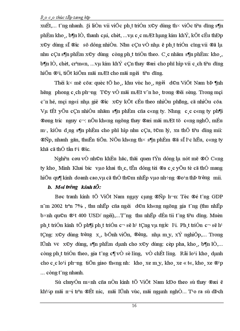 image for page Báo cáo thực tập tổng hợp tại Công ty khoá Minh Khai