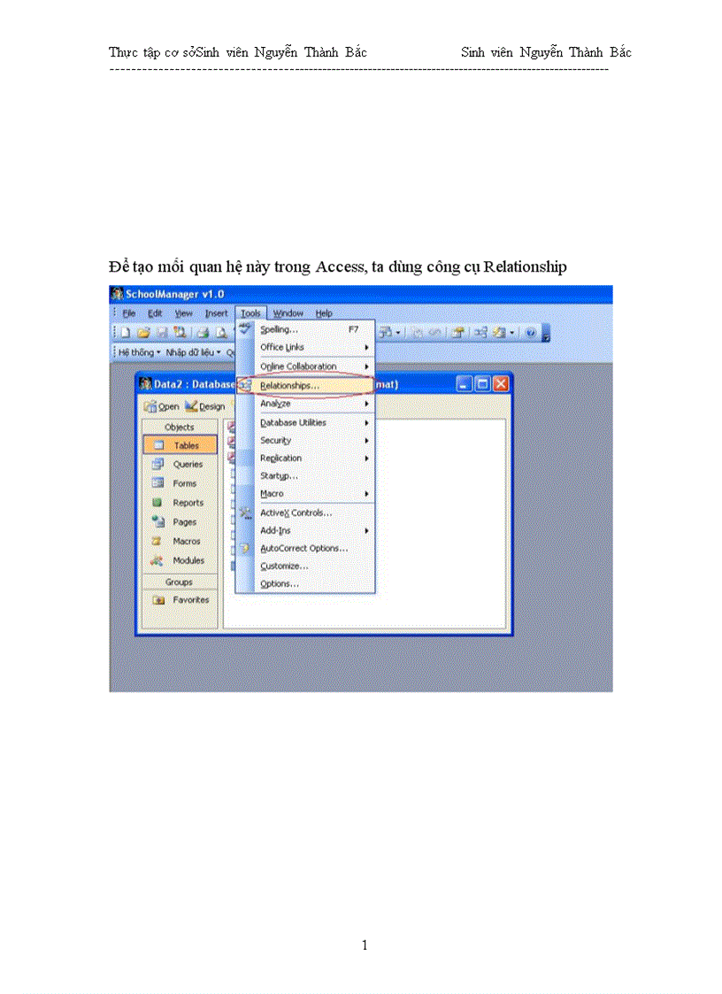 image for page Tìm hiểu công cụ MS Access và xây dựng chương trình Quản lí