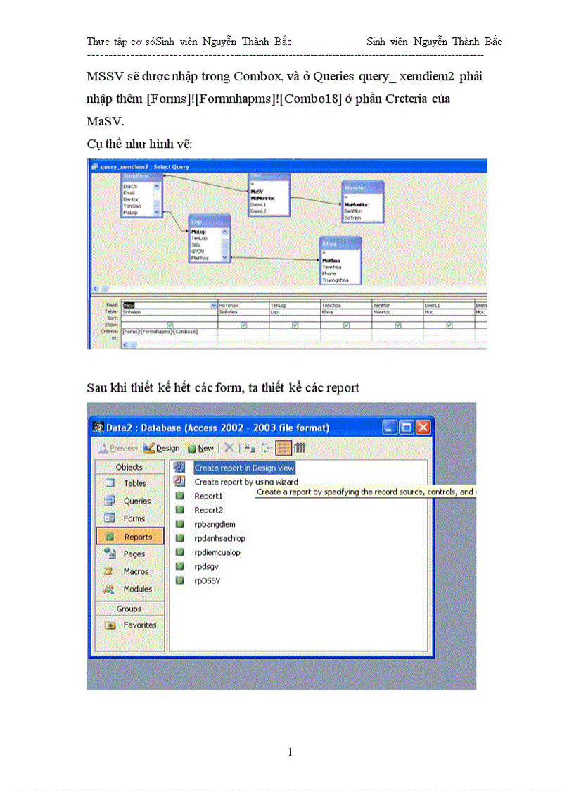 image for page Tìm hiểu công cụ MS Access và xây dựng chương trình Quản lí