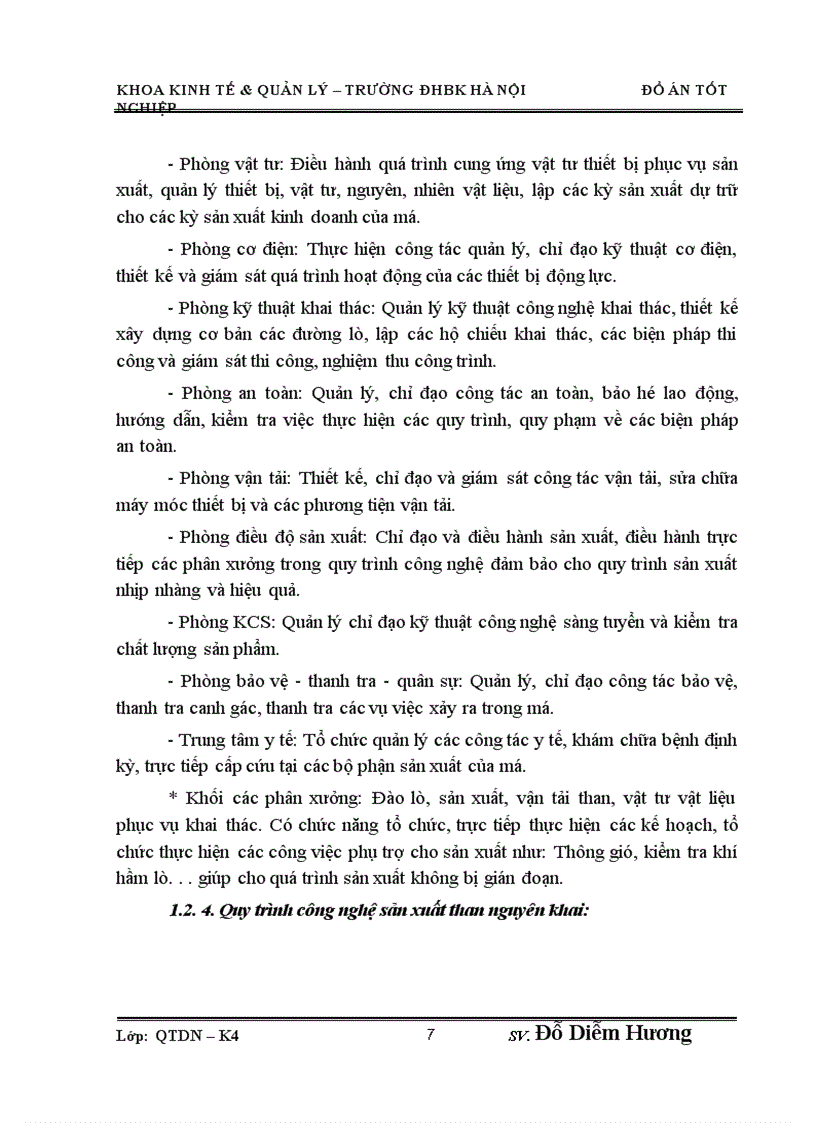 image for page Phân tích giá thành sản phẩm khai thác than nguyên khai ở mỏ than Vàng Danh Quảng Ninh