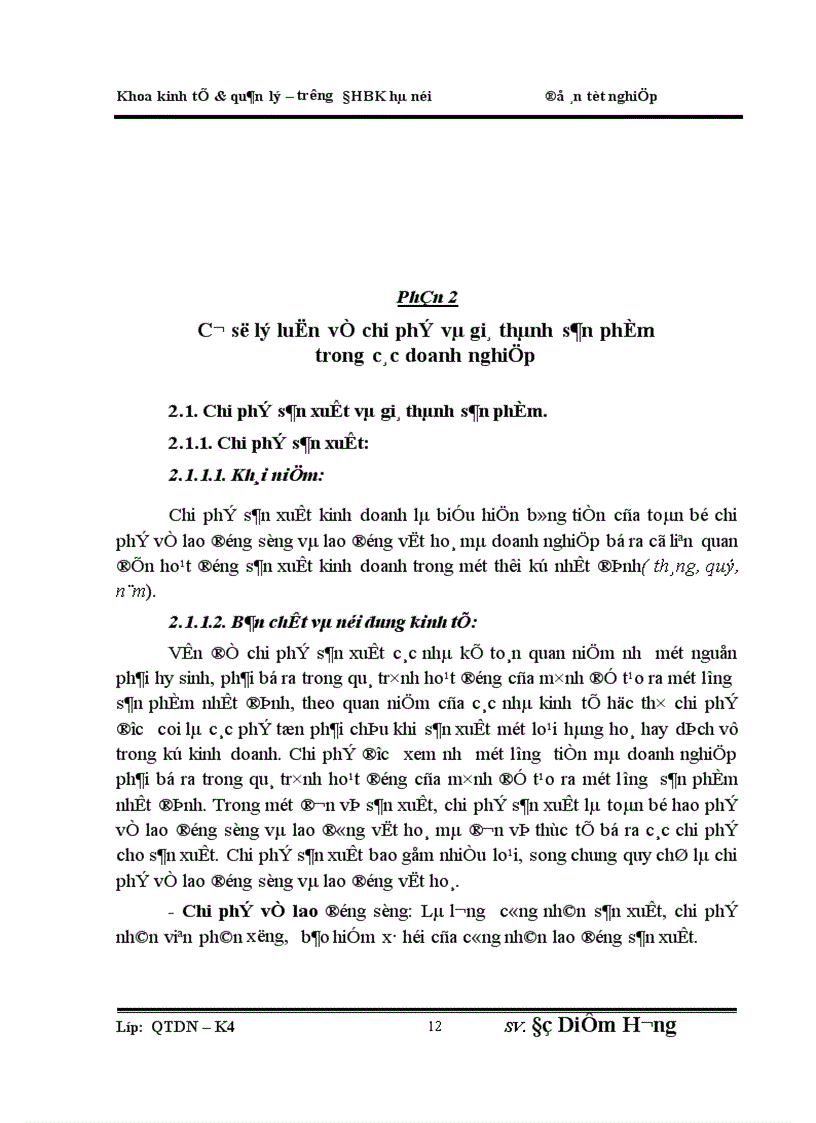 image for page Phân tích giá thành sản phẩm khai thác than nguyên khai ở mỏ than Vàng Danh Quảng Ninh