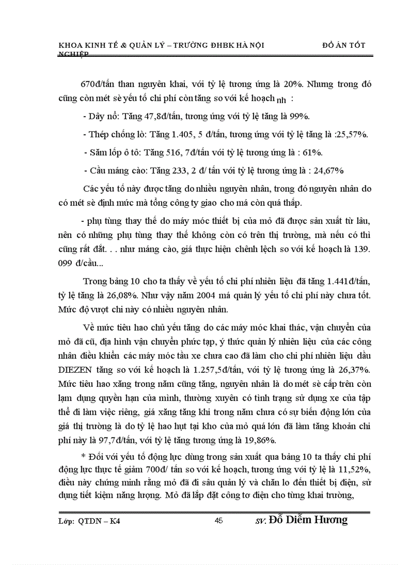 image for page Phân tích giá thành sản phẩm khai thác than nguyên khai ở mỏ than Vàng Danh Quảng Ninh