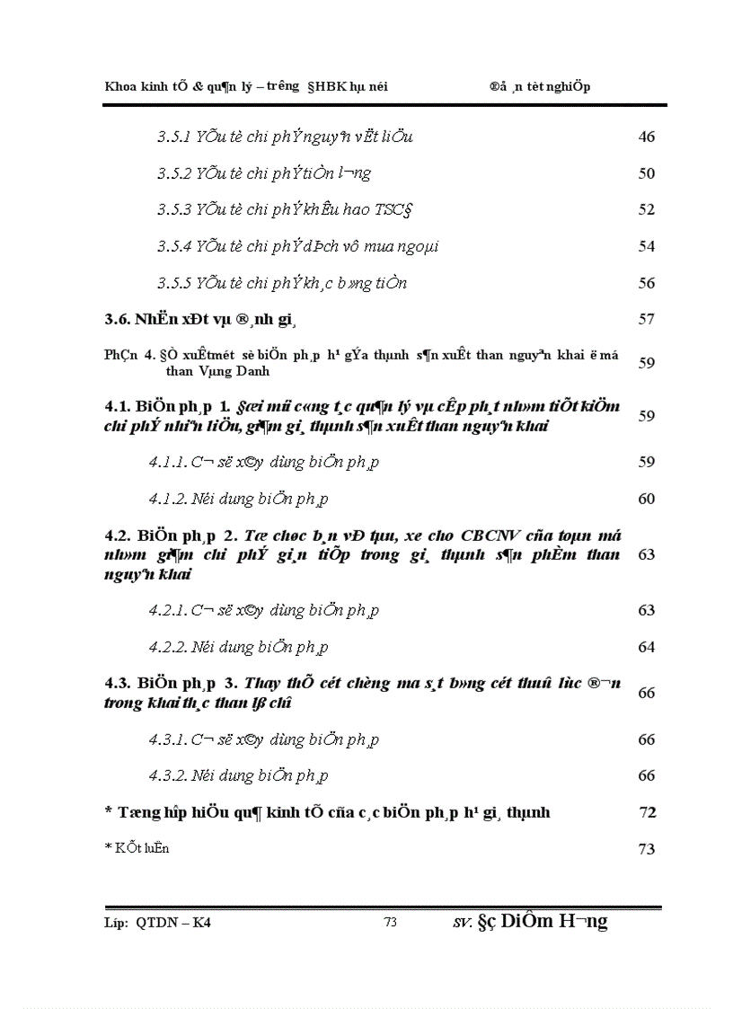 image for page Phân tích giá thành sản phẩm khai thác than nguyên khai ở mỏ than Vàng Danh Quảng Ninh