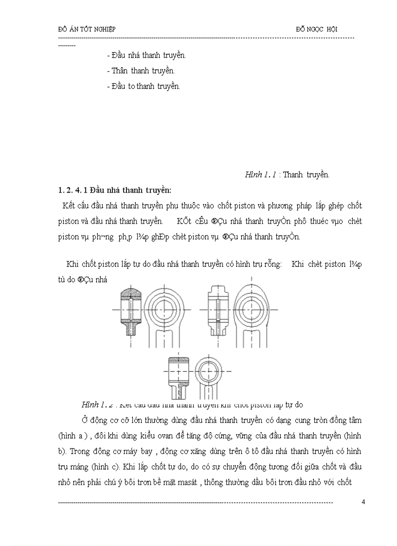 Nghiên cứu về kết cấu trục khuỷu thanh truyền nhóm piston