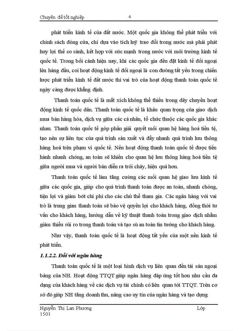 image for page Giải pháp nhằm hạn chế rủi ro trong phương thức thanh toán tín dụng chứng từ tại Ngân hàng Công thương Đống Đa 1