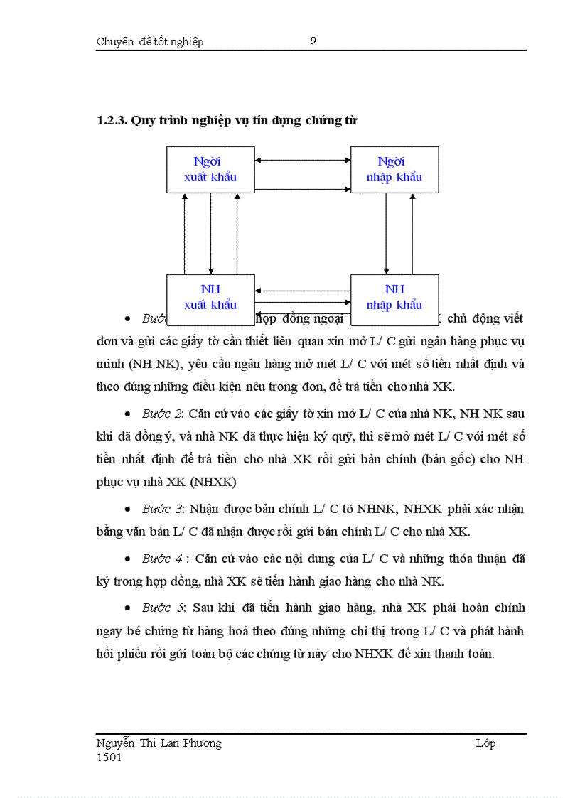 image for page Giải pháp nhằm hạn chế rủi ro trong phương thức thanh toán tín dụng chứng từ tại Ngân hàng Công thương Đống Đa 1