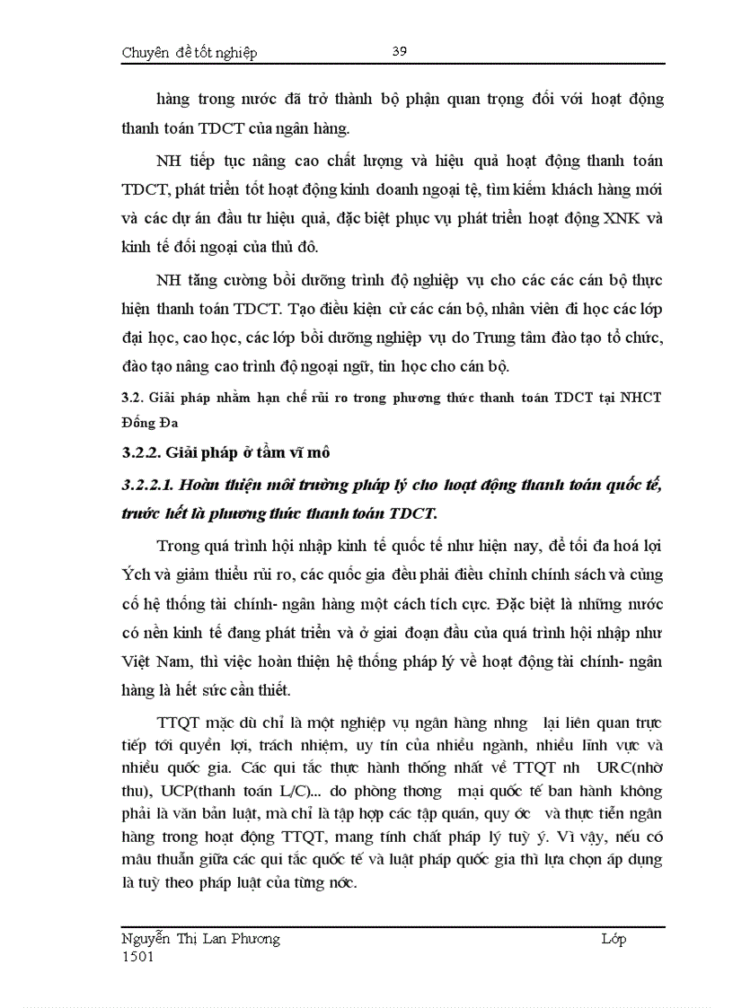 image for page Giải pháp nhằm hạn chế rủi ro trong phương thức thanh toán tín dụng chứng từ tại Ngân hàng Công thương Đống Đa 1