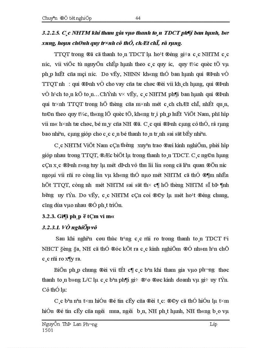 image for page Giải pháp nhằm hạn chế rủi ro trong phương thức thanh toán tín dụng chứng từ tại Ngân hàng Công thương Đống Đa 1