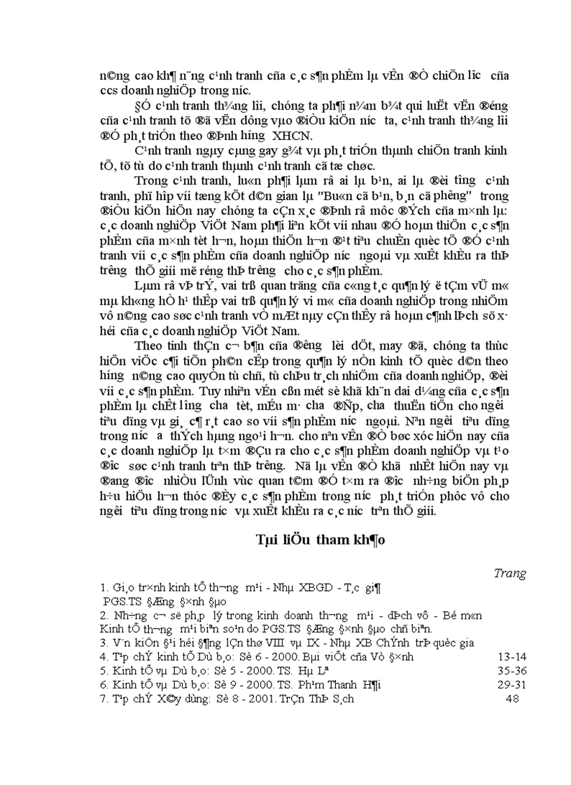 image for page Biện pháp nâng cao khả năng cạnh tranh của các sản phẩm Việt Nam trên thị trường 1