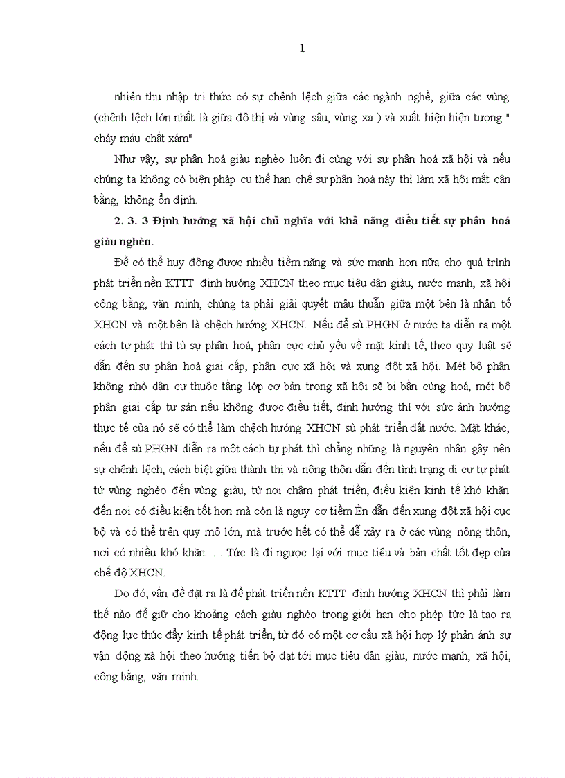 image for page Thực trạng của sự phân hoá giàu nghèo ở nước ta hiện nay 1