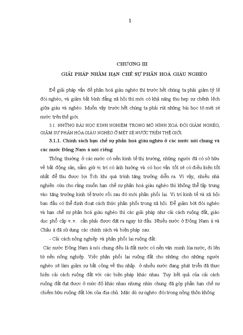 image for page Thực trạng của sự phân hoá giàu nghèo ở nước ta hiện nay 1