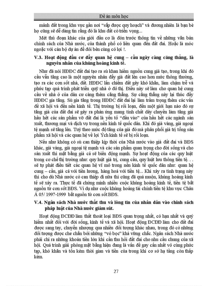 image for page Hoạt động đầu cơ đất đai tại Việt Nam và các giải các giải pháp cần thiết 1