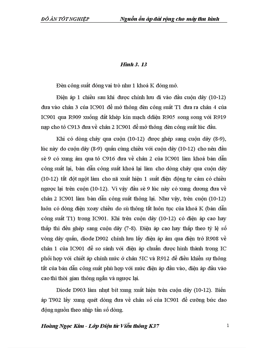 image for page Nguồn ổn áp dải rộng cho máy thu hình