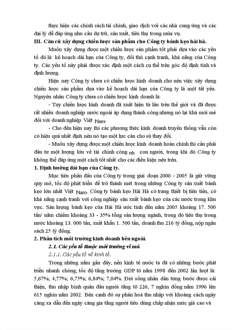 image for page Hoạch định chiến lược cạnh tranh cho Công ty bánh kẹo Hải Hà 1