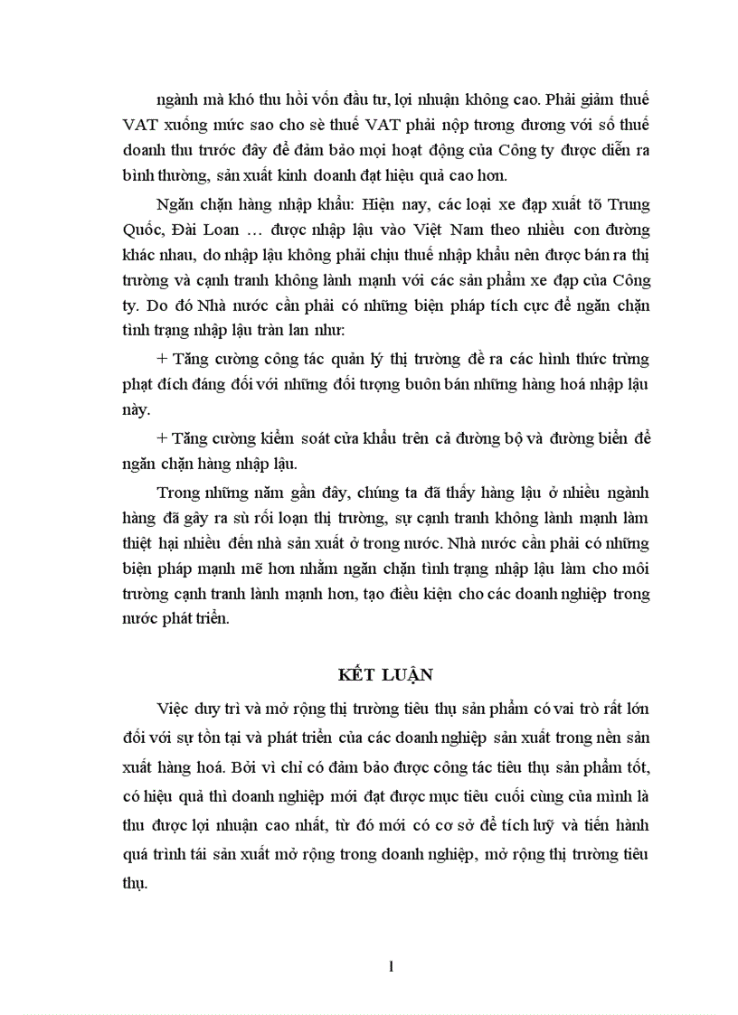 image for page Một số giải pháp nhằm mở rộng thị trường tiêu thụ sản phẩm của Công ty Xe máy Xe đạp Thống Nhất