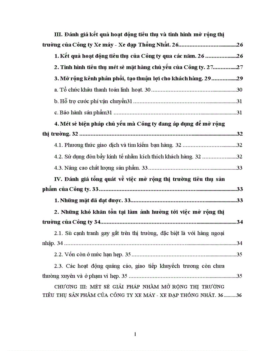 image for page Một số giải pháp nhằm mở rộng thị trường tiêu thụ sản phẩm của Công ty Xe máy Xe đạp Thống Nhất