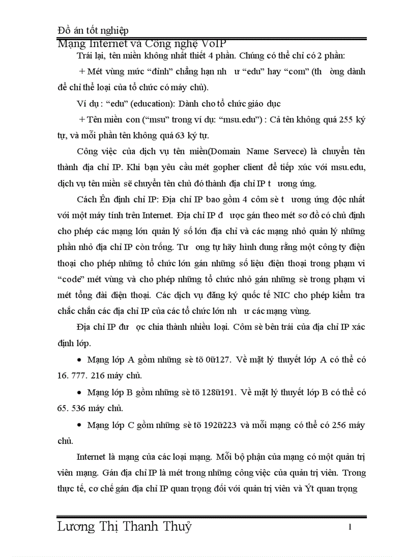 image for page Mạng Internet và Công nghệ VoIP