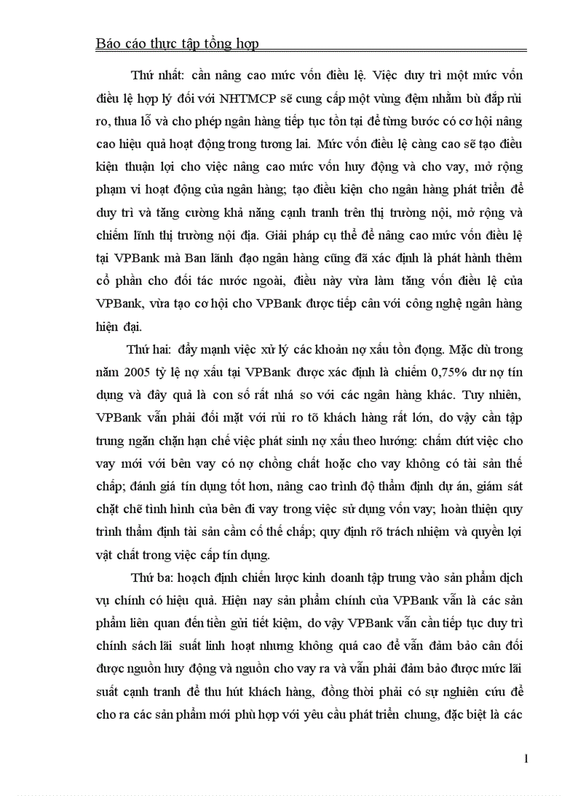 image for page Báo cáo thực tập tổng hợp tại Ngân hàng thương mại cổ phần các doanh nghiệp ngoài quốc doanh