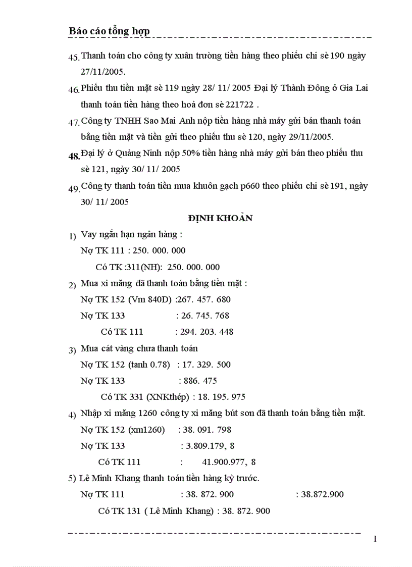 image for page Một số nhận xét và ý kiến đề xuất nhằm hoàn thiện công tác kế toán ở Công ty cổ phần xây dựng thương mại Mạnh Lê