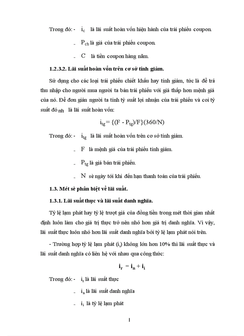 image for page Lãi suất và vấn đề sử dụng các chính sách lãi suất trong việc điều tiết nền kinh tế ở Việt Nam
