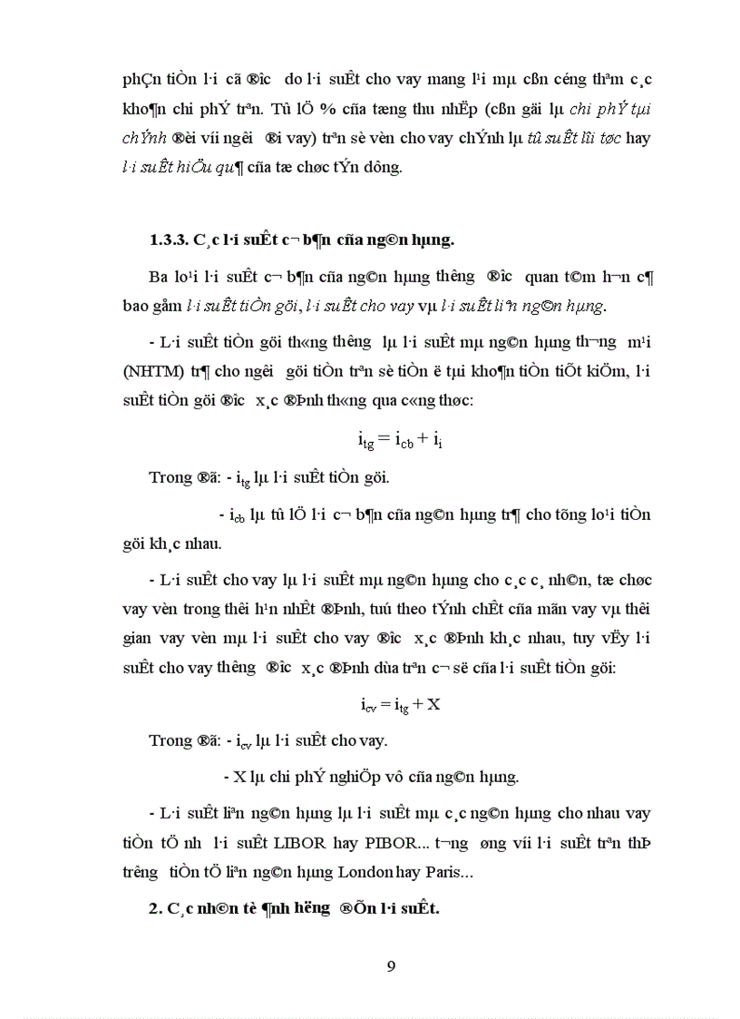 image for page Lãi suất và vấn đề sử dụng các chính sách lãi suất trong việc điều tiết nền kinh tế ở Việt Nam