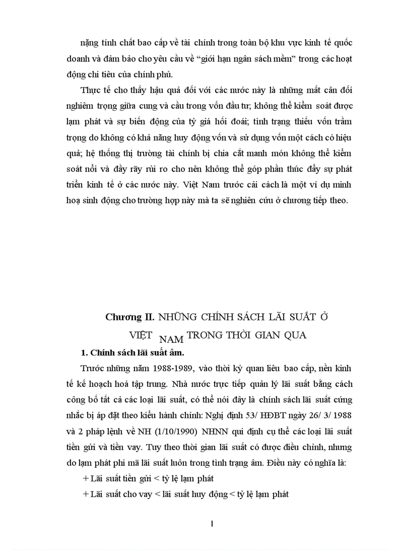 image for page Lãi suất và vấn đề sử dụng các chính sách lãi suất trong việc điều tiết nền kinh tế ở Việt Nam