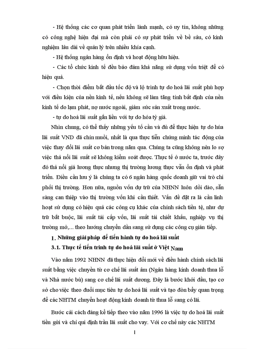image for page Lãi suất và vấn đề sử dụng các chính sách lãi suất trong việc điều tiết nền kinh tế ở Việt Nam