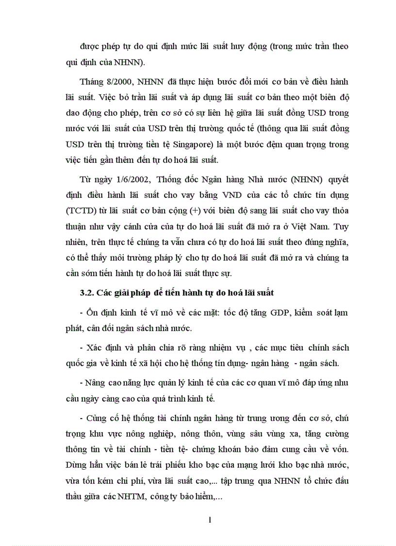 image for page Lãi suất và vấn đề sử dụng các chính sách lãi suất trong việc điều tiết nền kinh tế ở Việt Nam