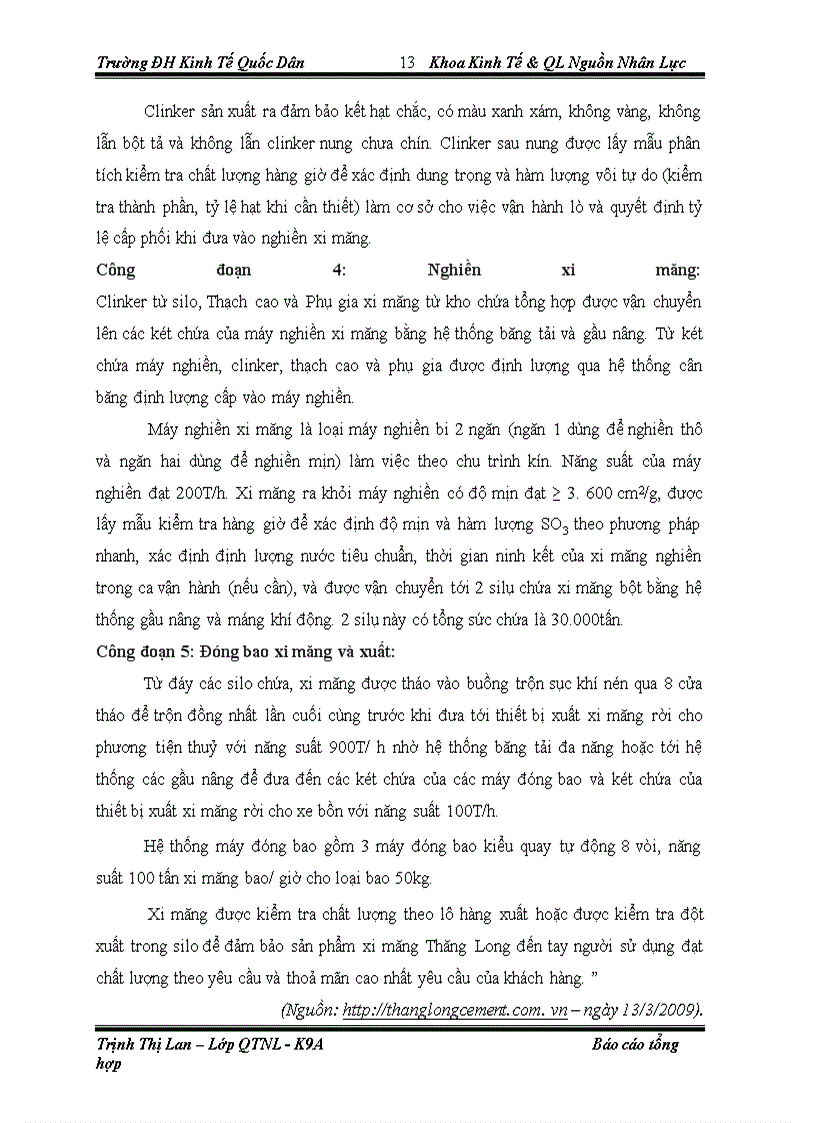 image for page Công tác tuyển dụng của công ty CP xi măng Thăng Long