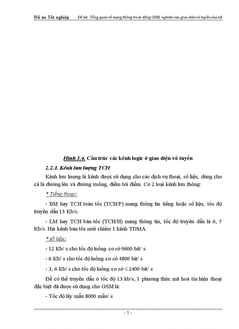image for page Tổng quan về mạng thông tin di động GSM nghiên cứu giao diện vô tuyến của nó 1