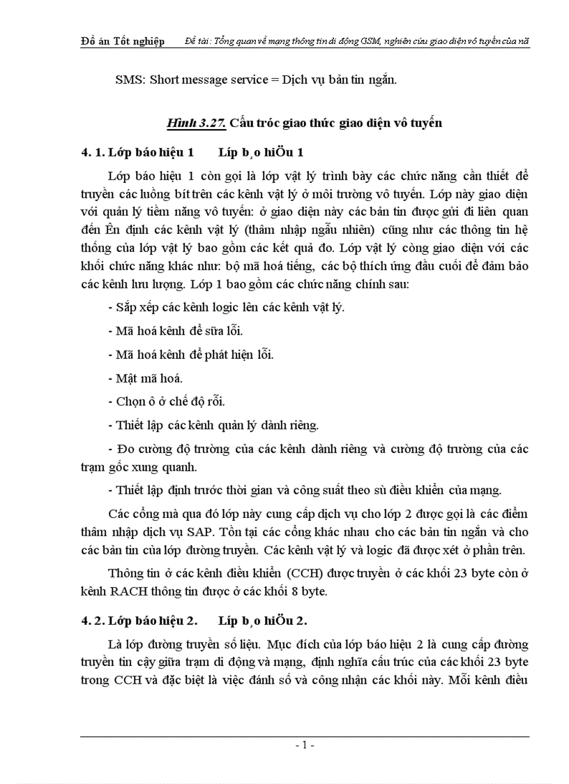 image for page Tổng quan về mạng thông tin di động GSM nghiên cứu giao diện vô tuyến của nó 1