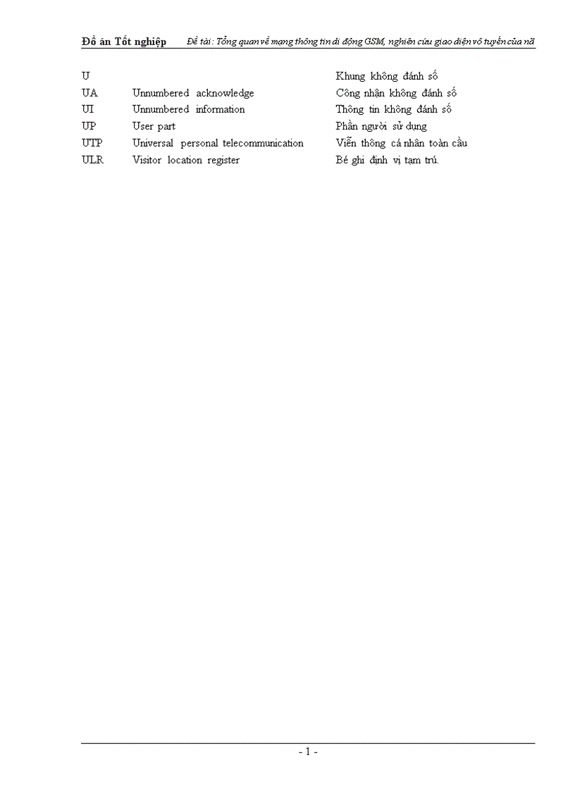 image for page Tổng quan về mạng thông tin di động GSM nghiên cứu giao diện vô tuyến của nó 1