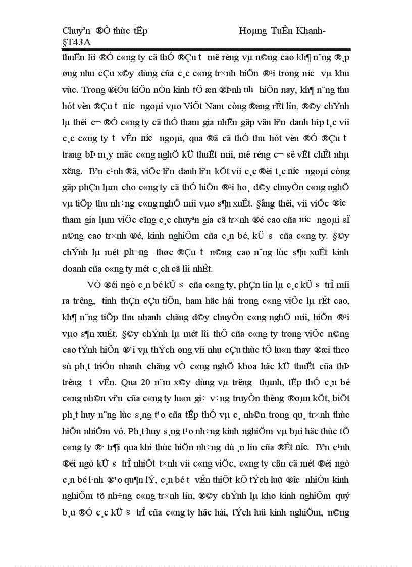 image for page Đầu tư nâng cao năng lực sản xuất kinh doanh ở công ty cổ phần tư vấn xây dựng Sông Đà 1