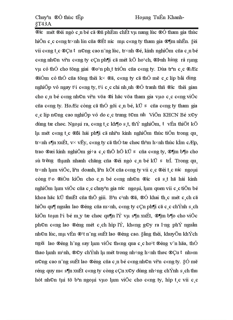 image for page Đầu tư nâng cao năng lực sản xuất kinh doanh ở công ty cổ phần tư vấn xây dựng Sông Đà 1