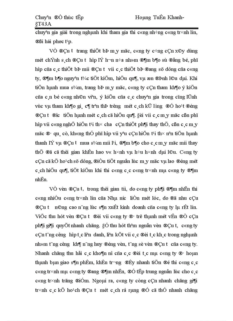 image for page Đầu tư nâng cao năng lực sản xuất kinh doanh ở công ty cổ phần tư vấn xây dựng Sông Đà 1