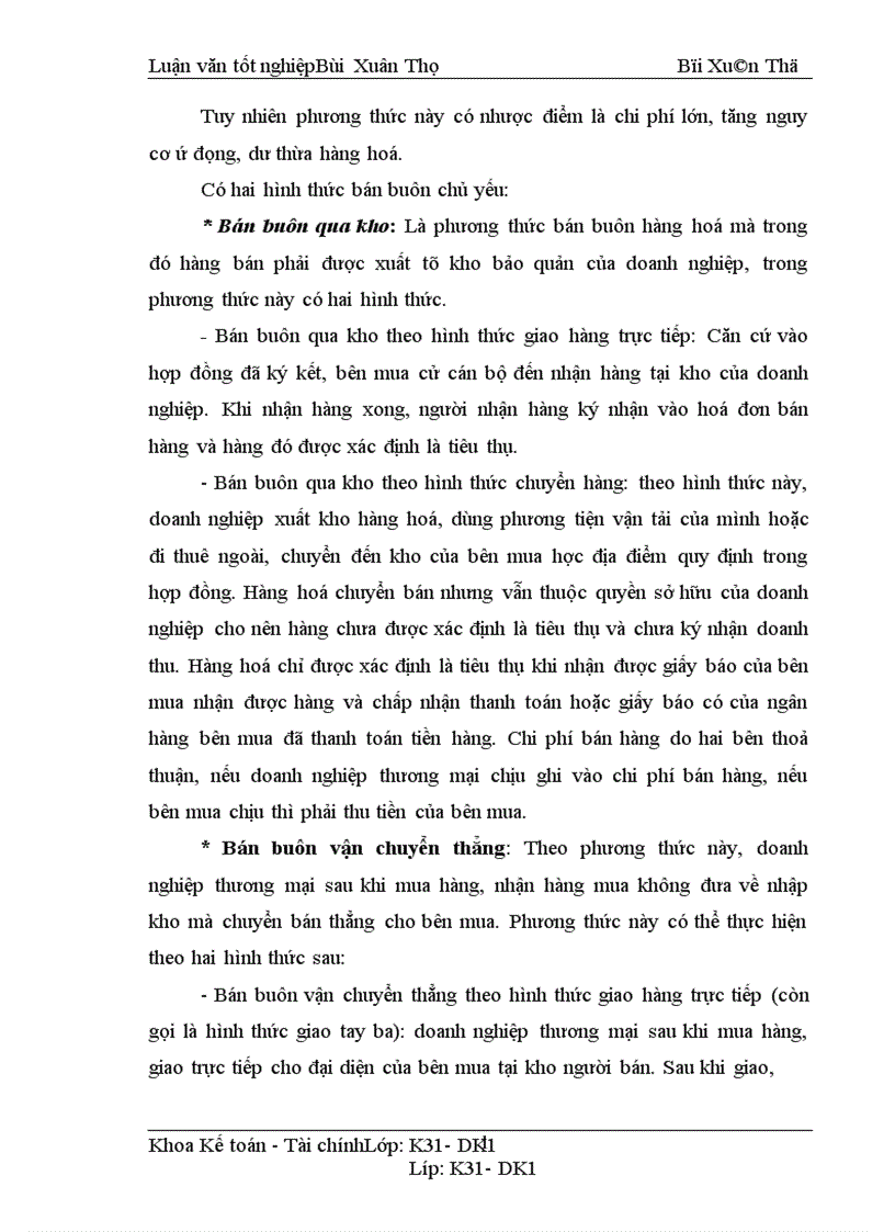 image for page Hoàn thiện kế toán nghiệp vụ bán hàng tại Công ty Điện máy xe đạp xe máy 1