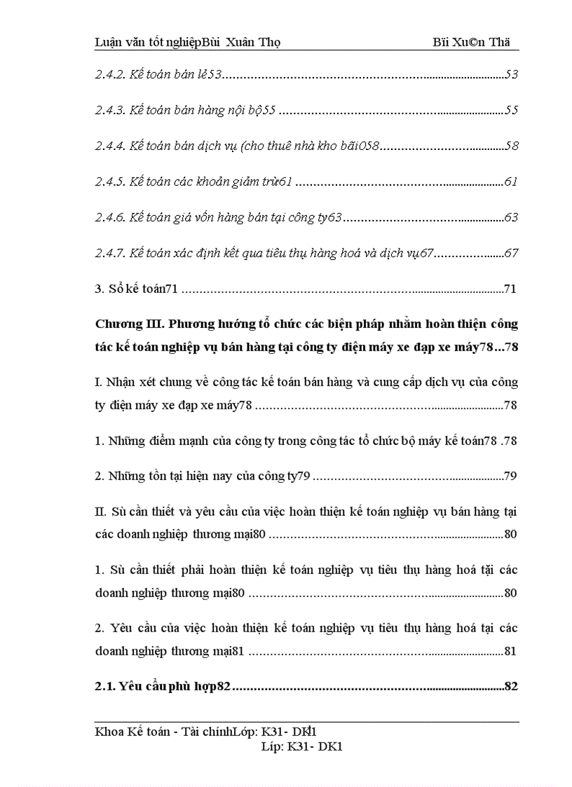 image for page Hoàn thiện kế toán nghiệp vụ bán hàng tại Công ty Điện máy xe đạp xe máy 1