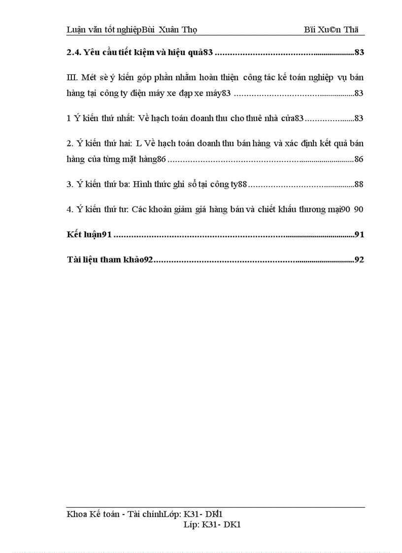 image for page Hoàn thiện kế toán nghiệp vụ bán hàng tại Công ty Điện máy xe đạp xe máy 1
