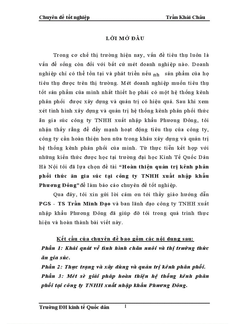 image for page Hoàn thiện quản trị kênh phân phối thức ăn gia súc tại công ty TNHH xuất nhập khẩu Phương Đông 1