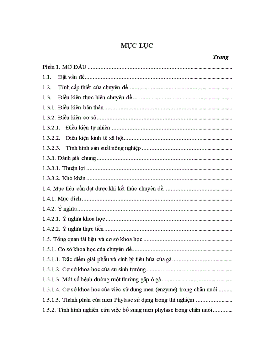 image for page Nghiên cứu ảnh hưởng của việc bổ sung men phytase đến khả năng sinh trưởng và phòng bệnh đường ruột của gà Sasso tại xã Thanh Thủy Thanh Liêm Hà Nam