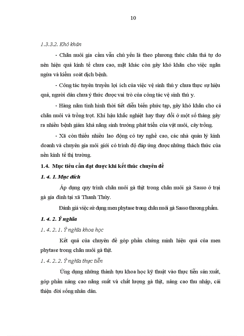 image for page Nghiên cứu ảnh hưởng của việc bổ sung men phytase đến khả năng sinh trưởng và phòng bệnh đường ruột của gà Sasso tại xã Thanh Thủy Thanh Liêm Hà Nam