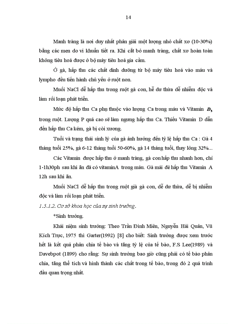image for page Nghiên cứu ảnh hưởng của việc bổ sung men phytase đến khả năng sinh trưởng và phòng bệnh đường ruột của gà Sasso tại xã Thanh Thủy Thanh Liêm Hà Nam