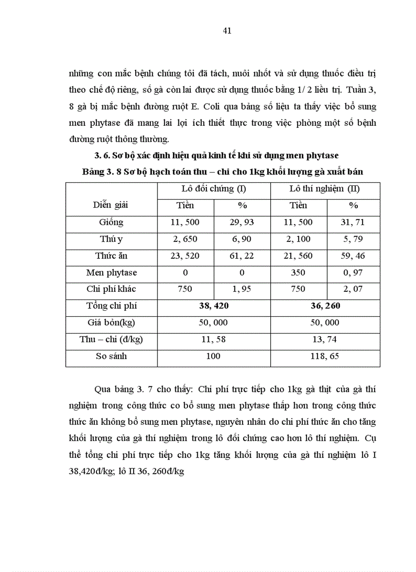 image for page Nghiên cứu ảnh hưởng của việc bổ sung men phytase đến khả năng sinh trưởng và phòng bệnh đường ruột của gà Sasso tại xã Thanh Thủy Thanh Liêm Hà Nam