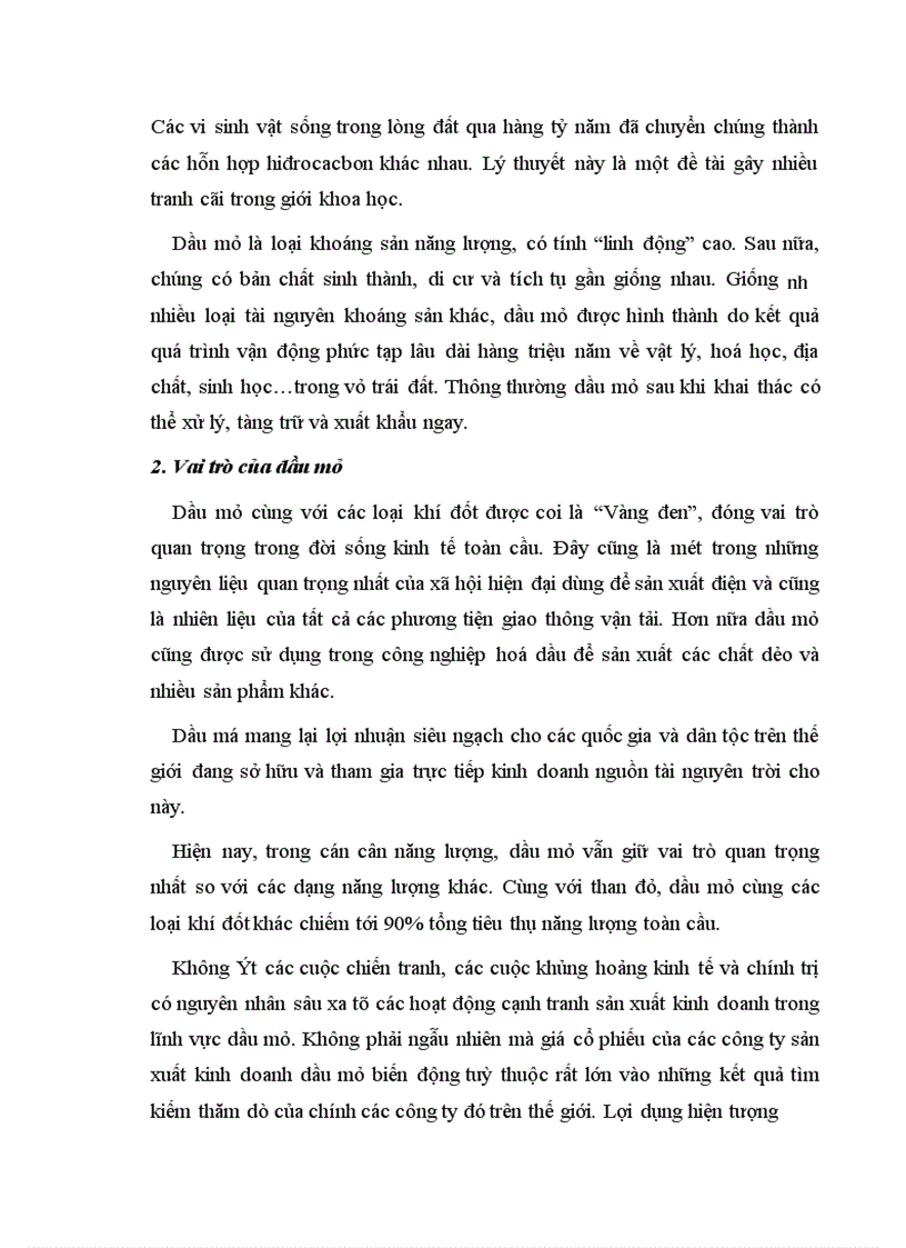 image for page Những biến động trên thị trường dầu mỏ thế giới và ảnh hưởng của nó tới hoạt động xuất khẩu dầu mỏ của Việt Nam
