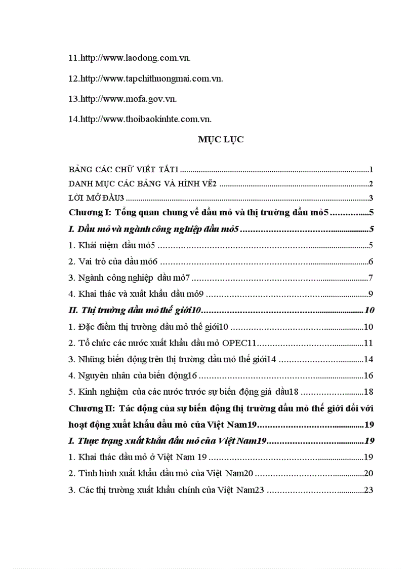 image for page Những biến động trên thị trường dầu mỏ thế giới và ảnh hưởng của nó tới hoạt động xuất khẩu dầu mỏ của Việt Nam