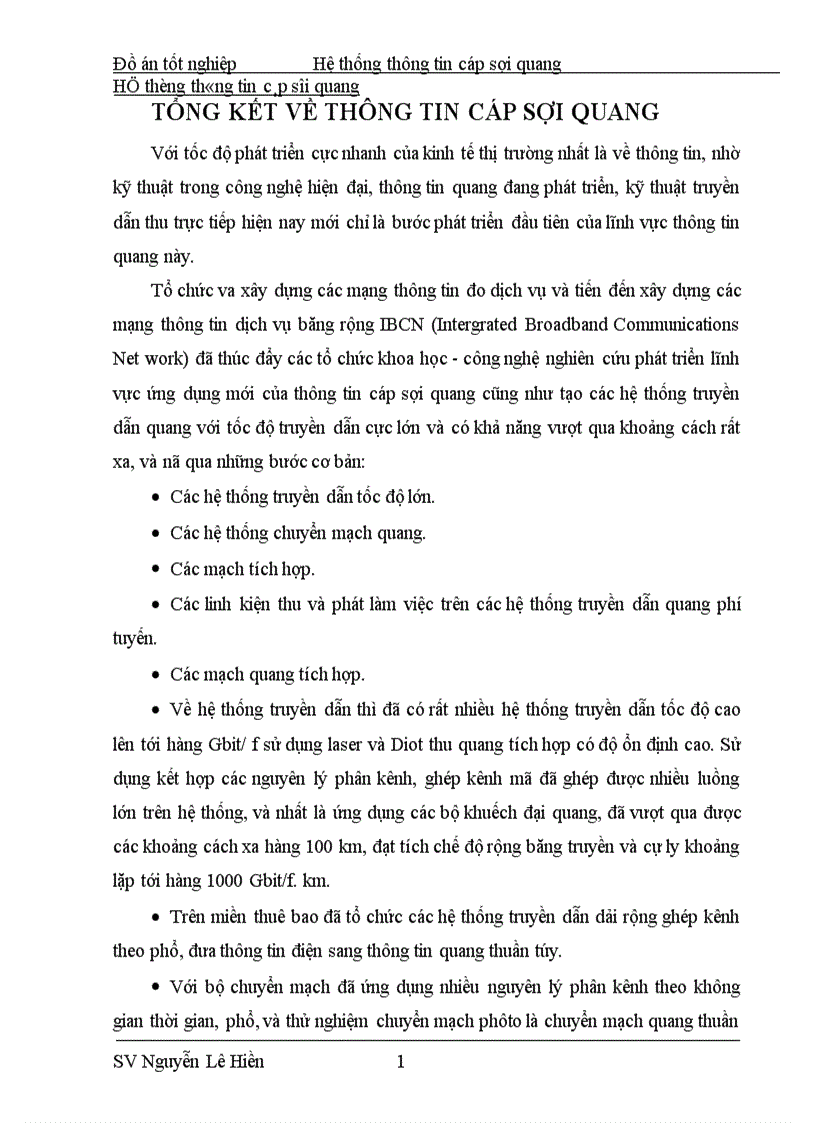 image for page Hệ thống thông tin cáp sợi quang