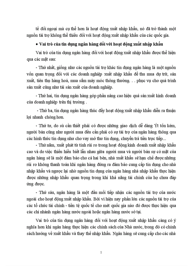 image for page Một số giải pháp nhằm nâng cao chất lượng tín dụng xuất nhập khẩu tại Chi nhánh Ngân hàng Công thương khu vực Đống Đa 1